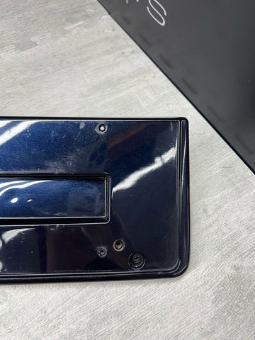 BMW E46 M3 01-06 Front License Plate Base 51112694726 2694726 Carbon Black OEM