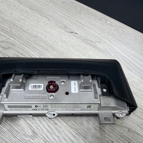 2012–2017 BMW 3/4 F30 F32 Series L7 CID Navigation Display Unit 8.8" OEM 9292248