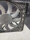 15-20 OEM BMW F80 F82 F83 M3 M4 Electric Radiator Cooling Fan w/Shroud *Cracked