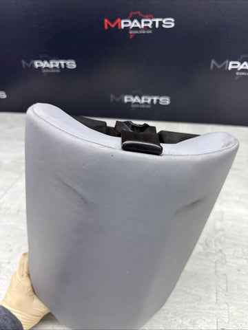 BMW E46 M3 01-06 Rear Seat Back Cushion Grey Leather Ski Backrest Convertible