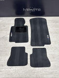 Genuine 01-06 BMW E46 M3 Convertible Carpets Floor Mats Black Front & Rear