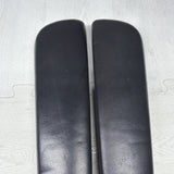 01-06 BMW OEM E46 M3 Coupe Convertible Trim Armrest Pads Set Black 8238622