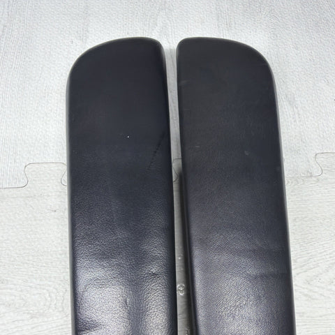 01-06 BMW OEM E46 M3 Coupe Convertible Trim Armrest Pads Set Black 8238622