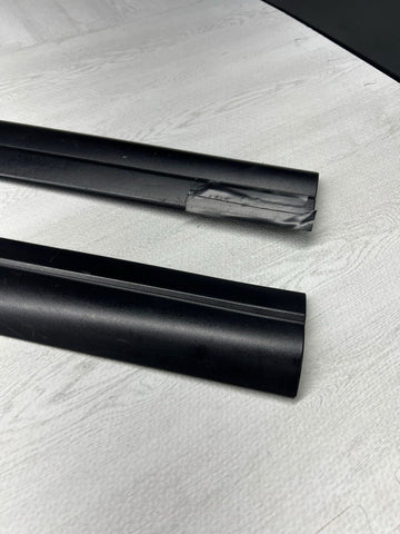 00-06 BMW E46 325 330 M3 COUPE DOOR SILLS BLACK 8239965