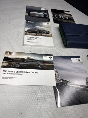 2015 OEM BMW F06 Alpina B6 Gran Coupe Owners Manual Books w/ Wallet