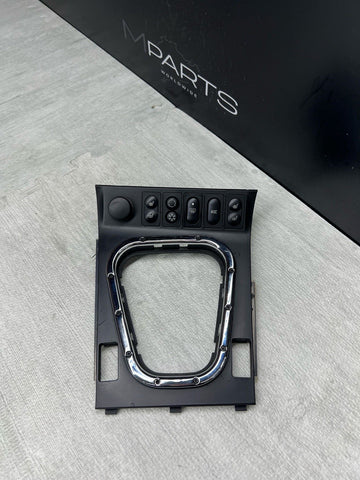 BMW Z3 M Z3M CENTER CONSOLE SHIFTER TRIM W/CHROME RING BLACK