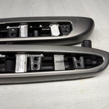 01–06 BMW E46 M3 Coupe Rear Titan-Shadow Interior Trim Set Left+Right Gray OEM