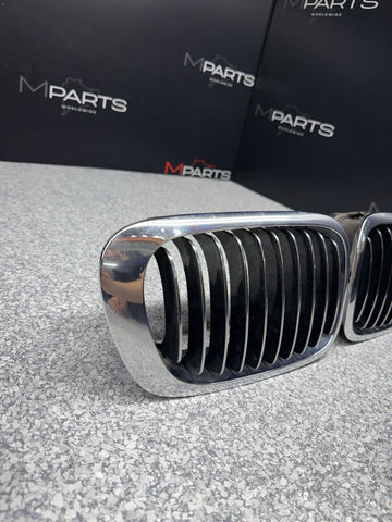 BMW OEM 01-06 E46 M3 Front Kidney Grilles Chrome 51138208685 51138208686