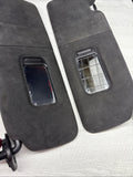 2006-2010 BMW E63 M6 Coupe Sunvisors Sun Visors Pair Alcantara