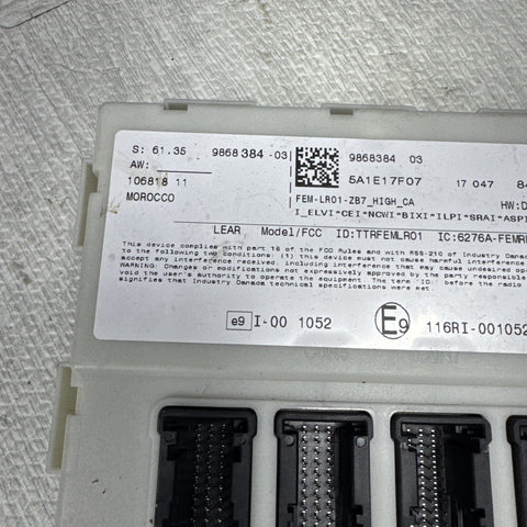 BMW F80 F82 F83 M3 M4 15-20 Front Body Control Module BCM 9868384 OEM