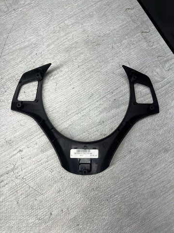 08-13 BMW E90 E92 E93 M3 Lower Steering Wheel Trim Cover Plate Black