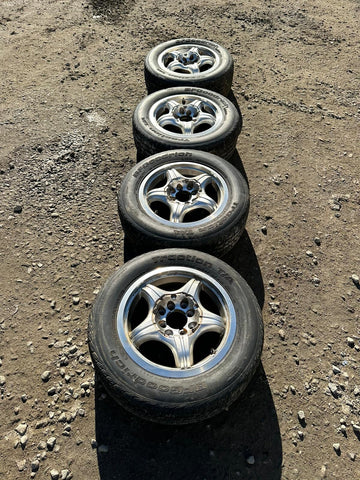 14” BMW E30 318 325 Wheels Rims 14x6 Square Setup