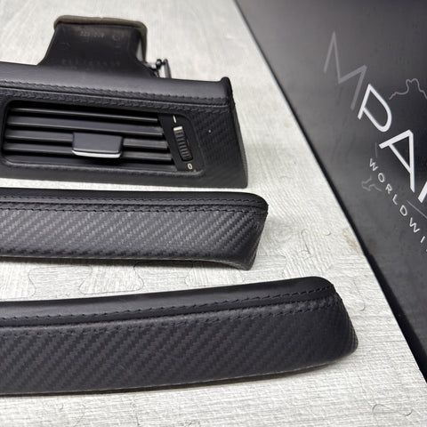 08-13 BMW E92 E93 M3 Interior Trim Set Carbon Leather OEM Genuine *Notes*
