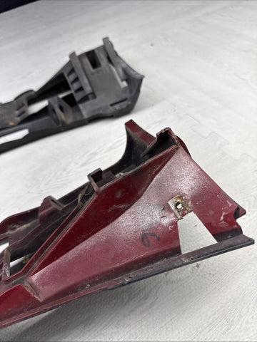 01-06 BMW E46 M3 FRONT BUMPER COVER GUARDS BRACKETS 2695247