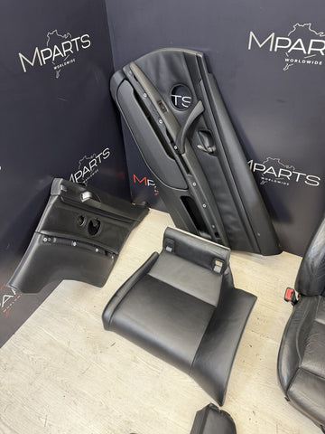 08-13 BMW E92 M3 Coupe Original Novillo Black Interior Seats Complete Heated