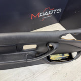 96-02 BMW Z3M Front Left Driver Door Card Panel Cover Trim Leather Black