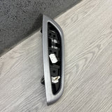 01-06 BMW OEM E46 M3 Brushed Aluminum/Black Vert Trim Armrest Left Driver Rear