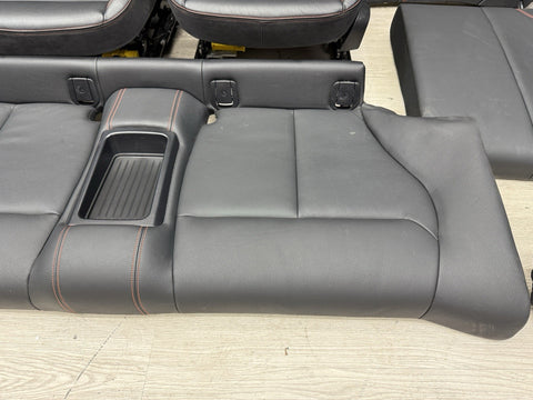 19-21 BMW F87 M2 Coupe Competition Interior Seats & Panels Black Red Stitching