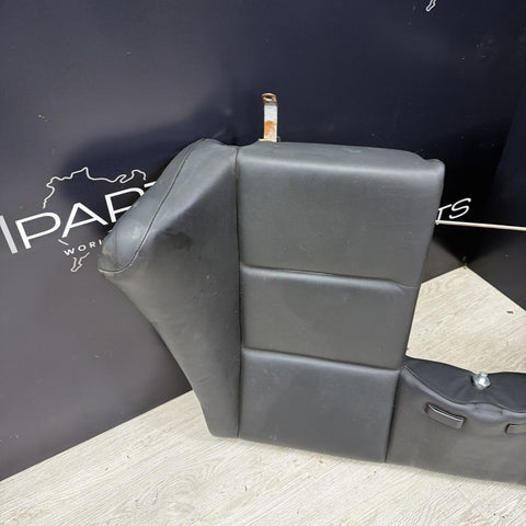 BMW 01-06 E46 M3 Convertible Rear Seat Back Rest Cushion Black Leather Backrest