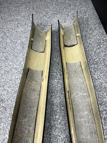 01-06 BMW E46 M3 Coupe Front A Pillars Black Original OEM Pair *Notes
