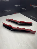 BMW G82 G83 M4 REAR BUMPER DIFFUSER TRIMS SPLITTERS 8076450 OEM IMOLA RED