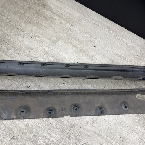 01-06 BMW E46 M3 Rocker Panel Side Skirts OEM Topaz Blue