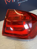 11-15 BMW 328 F30 F80 M3 SEDAN REAR RIGHT OUTER TAILLIGHT LIGHT LAMP 7372786 OEM