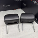2001-2006 BMW E46 M3 Convertible Black Rear Headrests Head Rests Pair