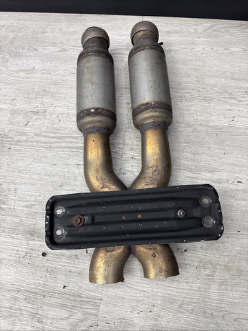 08-13 BMW E90 E92 E93 M3 OEM MUFFLER EXHAUST MIDPIPE SILENCER RESONATORS