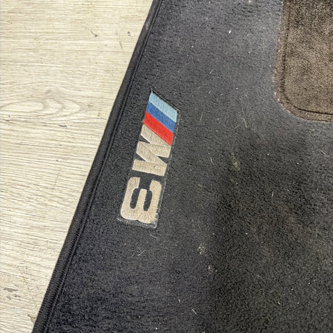 Genuine 01-06 BMW E46 M3 Coupe Carpets Floor Mats Black Front & Rear