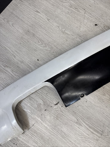 01-06 BMW E46 M3 Rear Bumper Lower Lip Diffuser Trim Panel OEM Alpine White