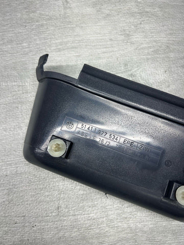 BMW E36 M3 95-99 Coupe Front Left Driver Door Card Panel Dove Insert Gray Vaders