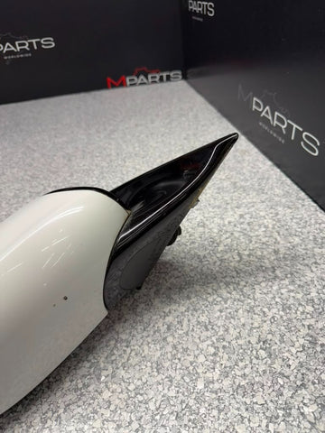 08-13 BMW E92 E93 M3 Right Passenger Side View Door Mirror White Heated OEM