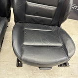 01-06 BMW E46 M3 Convertible Interior Front Heated Seats Black