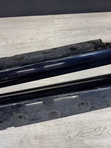 01-06 BMW E46 M3 Rocker Panel Side Skirts OEM Carbon Black *Notes*