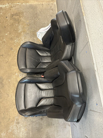 15-20 BMW F82 M4 Coupe Front Seats Black Leather *Passenger Bent*