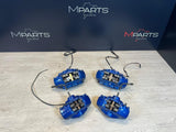 15-20 BMW F80 F82 F83 M3 M4 Front & Rear Brake Calipers Set Blue