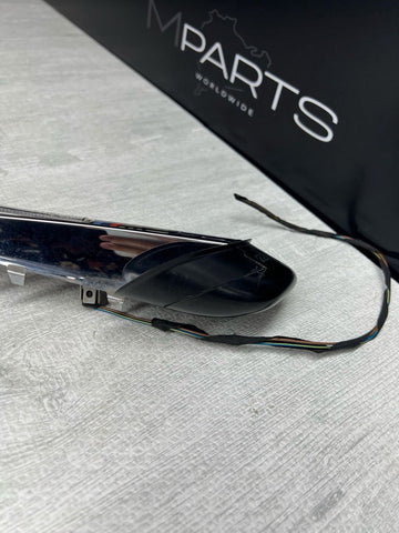 08-13 BMW E90 E92 E93 M3 Front Fender Grilles Side Marker Light Chrome Trims OEM