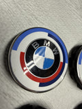 21-26 BMW G80 G82 G83 G87 M2 M3 50TH ANNIVERSARY WHEEL CENTER CAPS OEM 6850834