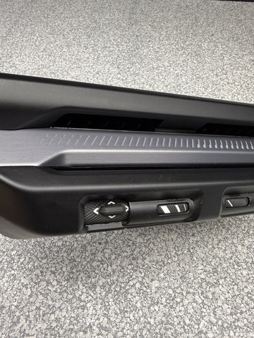2025 2026 BMW 228i F74 Center Dash Air Vent Trim Panel Aluminum Graphite 9635204