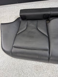 15-18 BMW F80 M3 Sedan Rear Bench Seat Bottom Pad Black Leather Heated OEM