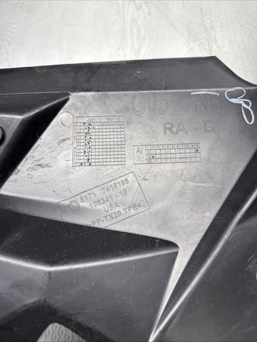 BMW X5 G05 FRONT BONNET HOOD RIGHT SEALING PANEL 51767418198 ORIGINAL