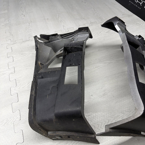 01-06 BMW E46 M3 FRONT BUMPER COVER GUARDS BRACKETS 2695247