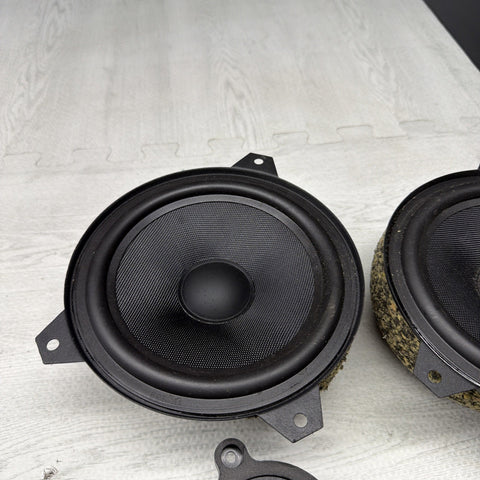 00-06 BMW E46 325 330 M3 Front Door / Rear Deck BSW Bavsound Speaker Tweeters