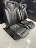 15-20 BMW F82 M4 Coupe Original Black Interior Front Seats