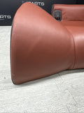 08-13 BMW E92 M3 Coupe Right Passenger Rear Seat Bottom Bench Fox Red Leather