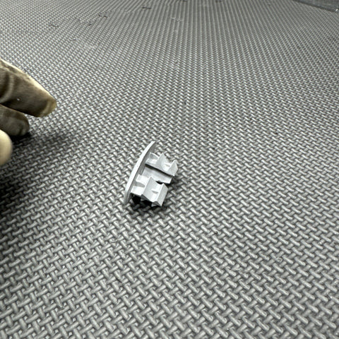 00-06 BMW E46 M3 330 325 Door Panel Cap Cover Screw Clip Insert Gray 8247681