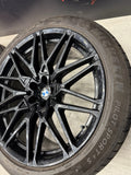 BMW 18-24 X5M X6M Competition 21" 22" Rims Wheels OEM 818M Gloss Black
