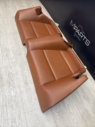 2001-2006 BMW E46 M3 Convertible Rear Seat Bottom Bench Cinnamon Leather OEM