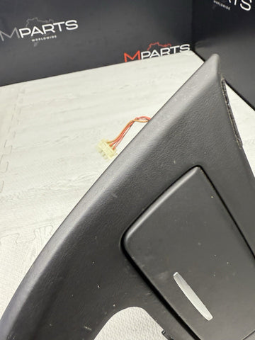 09-13 BMW E93 M3 CONVERTIBLE DCT CIC LEATHER CENTER CONSOLE TRIM